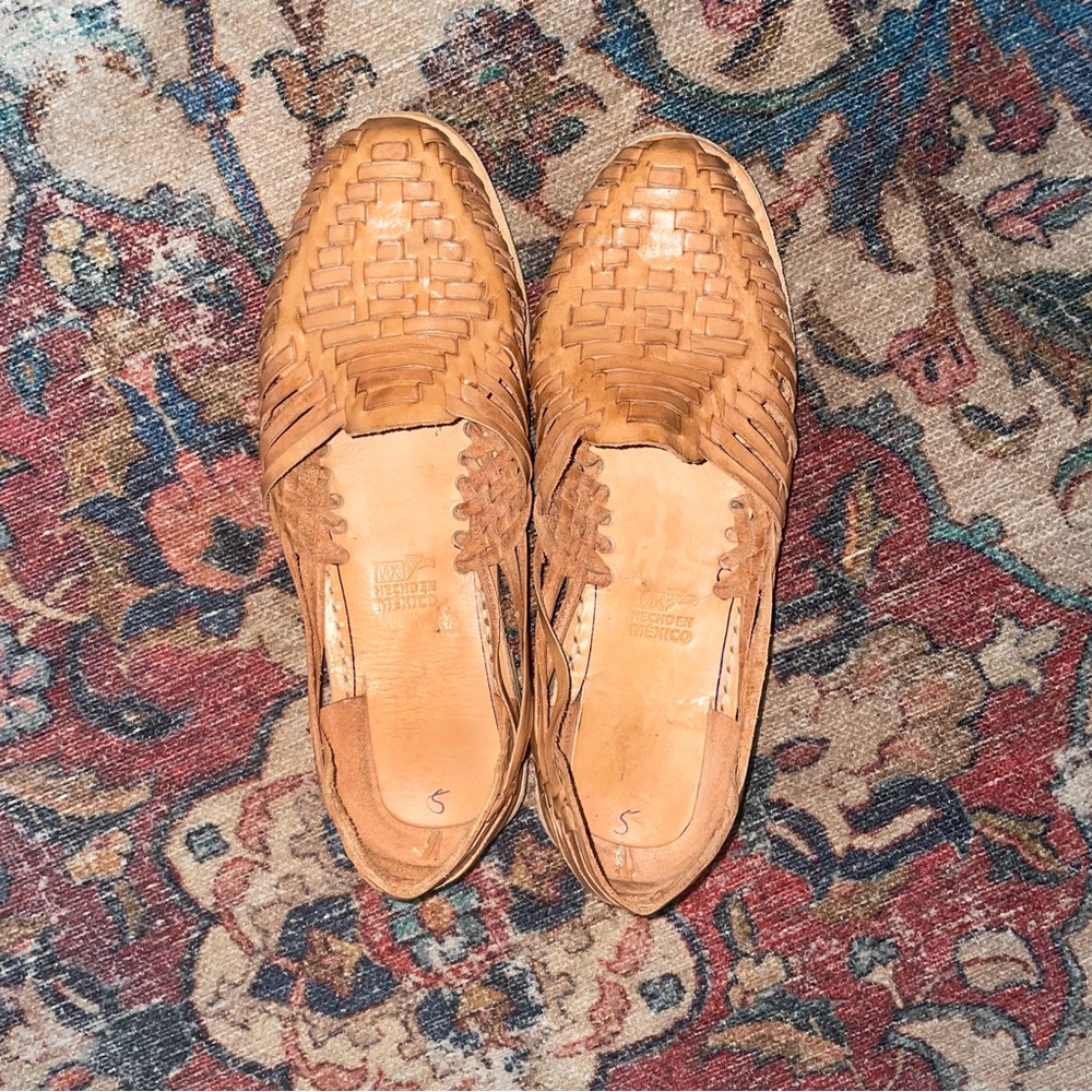Handmade Mexican Huarache Sandals 7.5-8